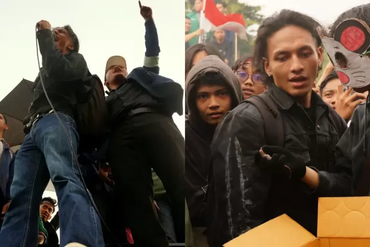 gaya penampilan para artis di demo DPR