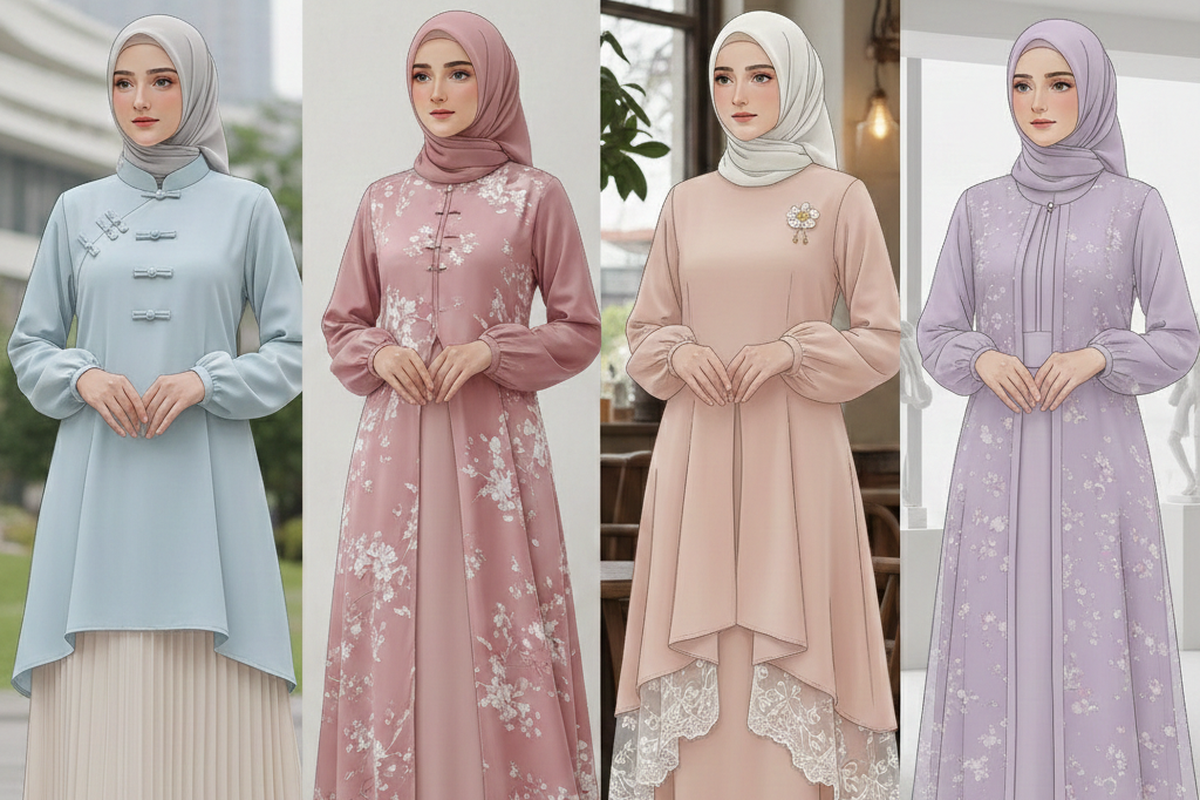 5 Outfit Viscose Goena Elegan untuk Lebaran 2026