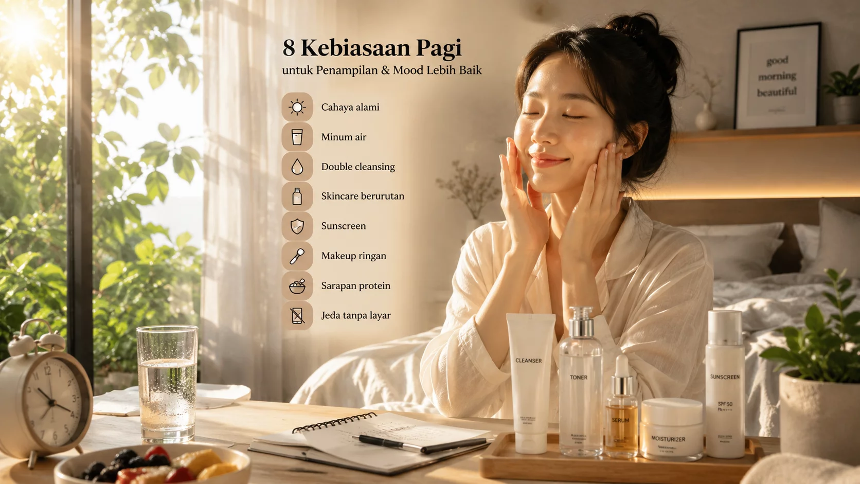 Ternyata 8 Kebiasaan Pagi Ini Bisa Ubah Penampilan dan Mood Harianmu