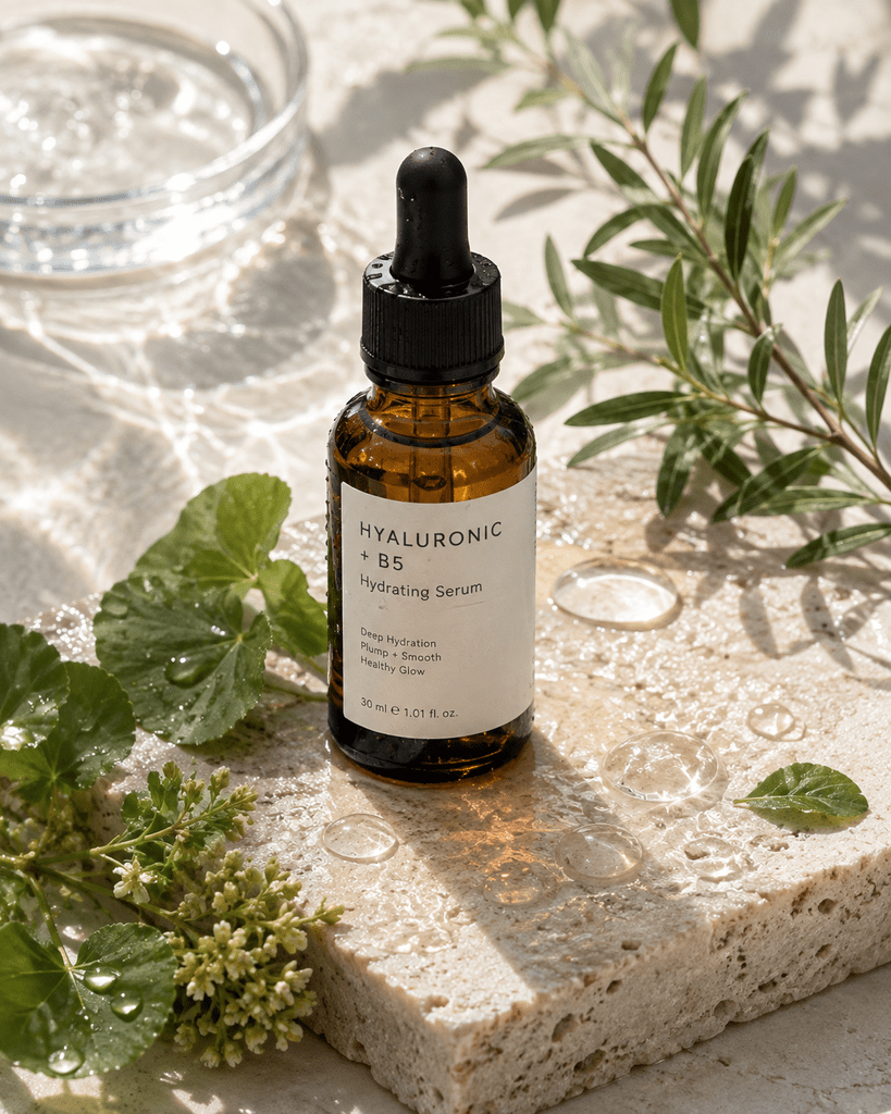 Ternyata Sunscreen Serum Ringan Bisa Lindungi Wajah dan Bikin Glowing 4 Botol kemasan sunscreen serum dengan kandungan aktif niacinamide dan hyaluronic acid untuk hidrasi kulit.