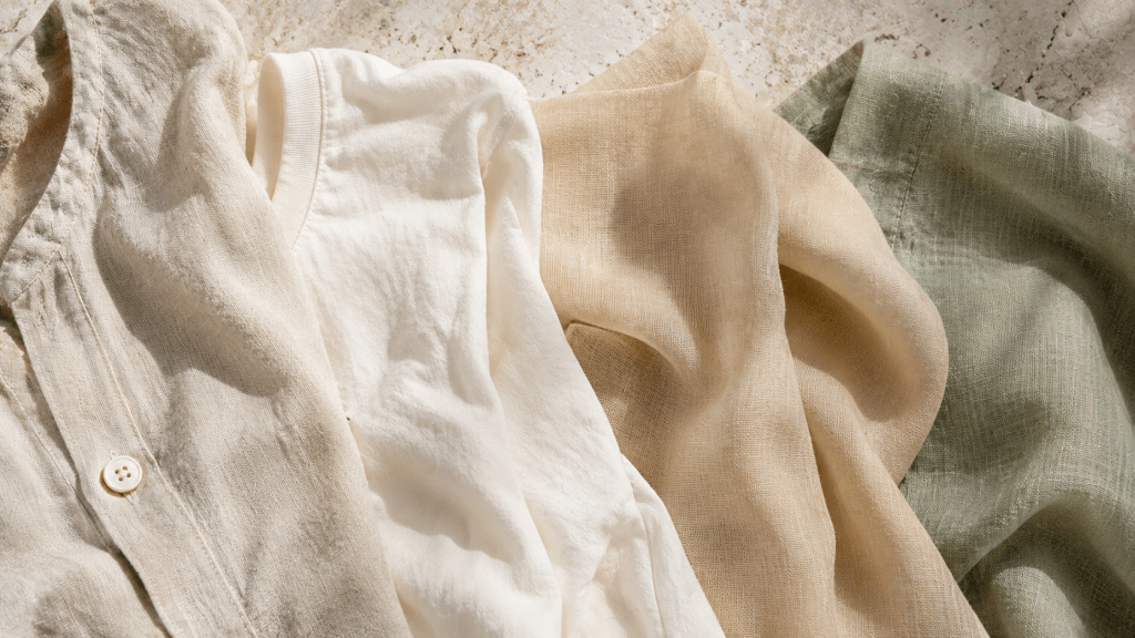 Bukan Baju Tebal, 5 Outfit Ini Justru Jadi Favorit Kemarau 4 Perbandingan tekstur linen katun rayon viscose dan linen-katun untuk cuaca panas