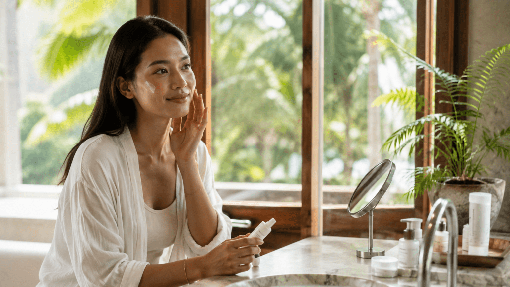 Bukan Baju Tebal, 5 Outfit Ini Justru Jadi Favorit Kemarau 12 Rutinitas perawatan kulit saat cuaca panas dan kemarau